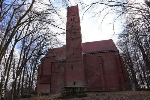 Church with red stone facade, Oberwittelsbach photo