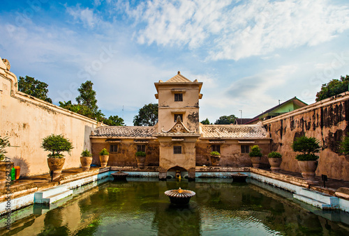 Taman Sari, a heritage  part of Jogja Royal Palace,Kraton Jogja, that used as a bathroom for the king and royal family, located in Jogjakarta, Indonesia. photo