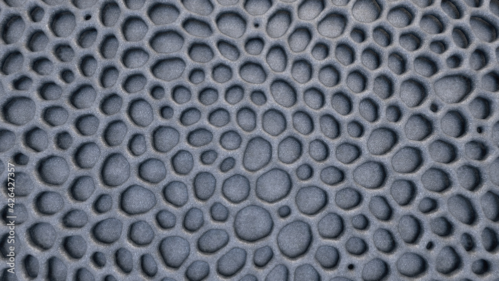 gray network. 3d render
