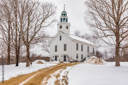 New Hampshire-Greenfield-Town Meeting House