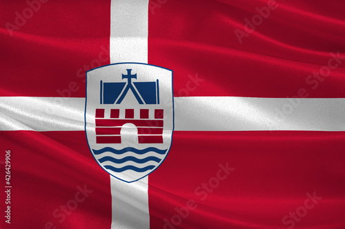 Flag of Faaborg-Midtfyn in Southern Denmark Region photo