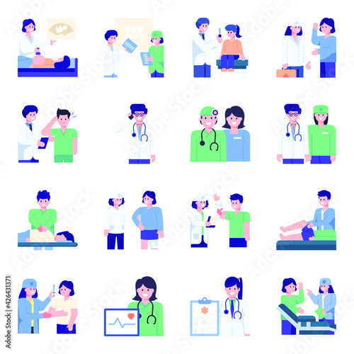 Wallpaper Mural 
Pack of Medicos Flat Concept Icons

 Torontodigital.ca
