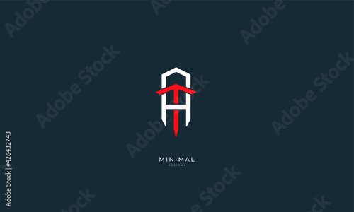 Free Download Alphabet letter icon logo  AT - GFXLoad