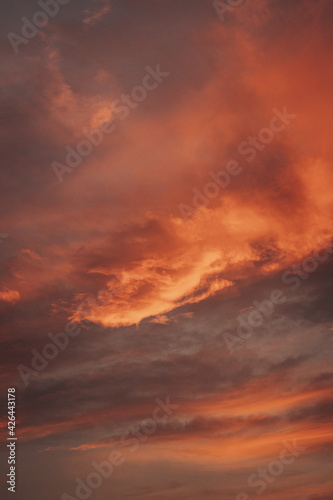 Fototapeta Naklejka Na Ścianę i Meble -  Red Clouds in Mersin 