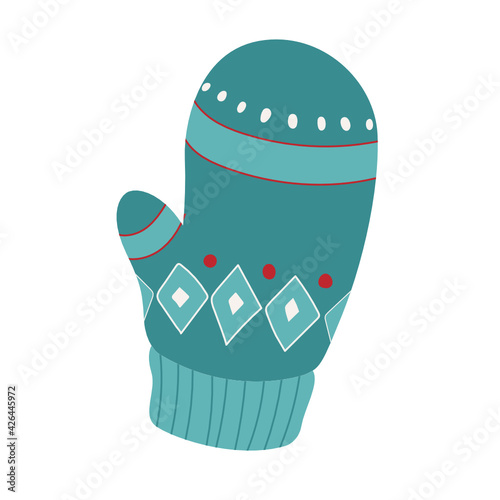 Christmas mitten