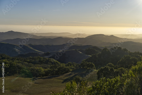 View of Countryside toward Monterey Bay
