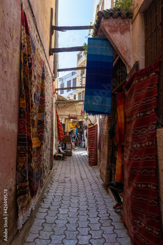Street view of the Meknes, Morocco country © EvgeniaSevryukova