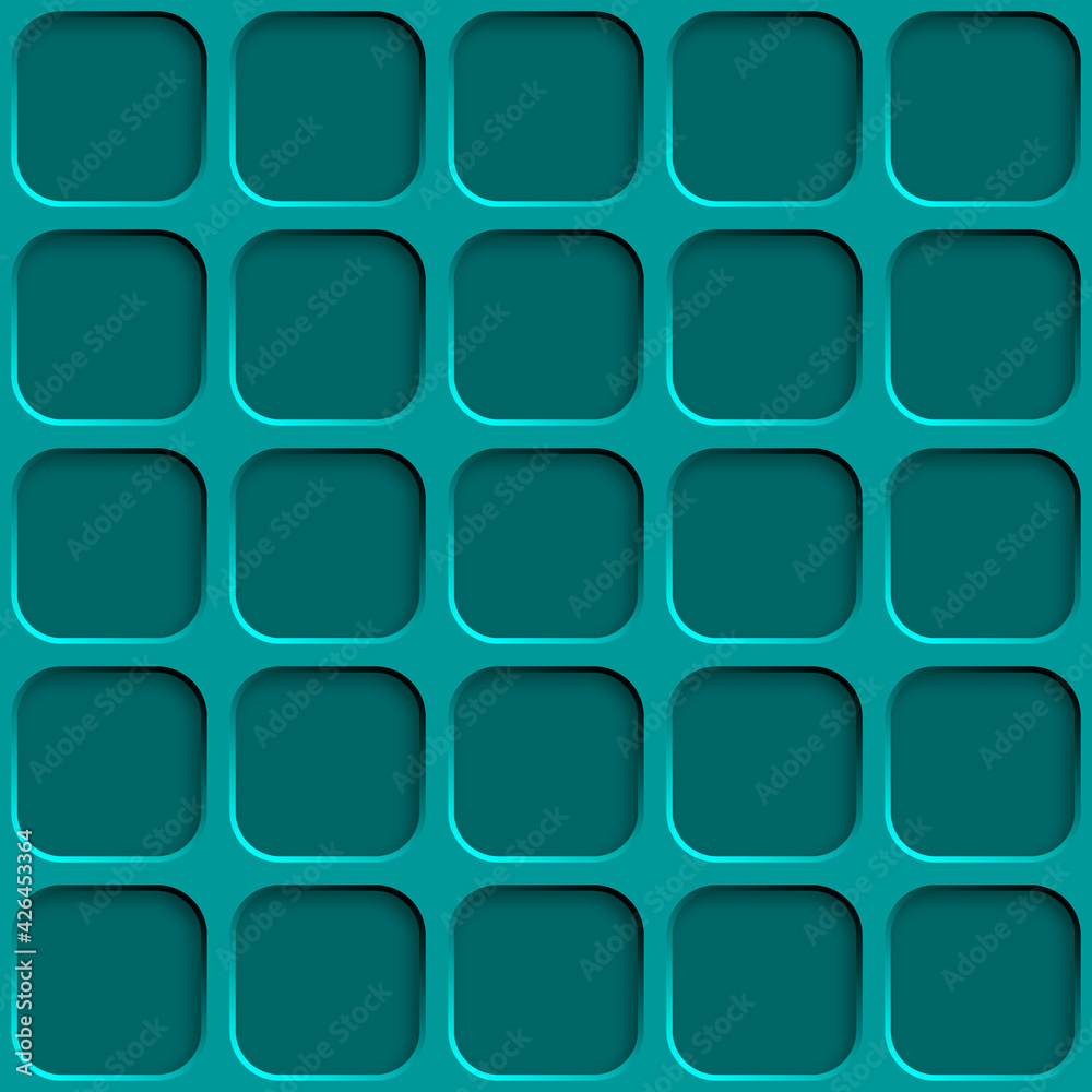 Abstract seamless pattern with squares holes in light blue colors Abstract seamless pattern with squares holes in light blue colors
