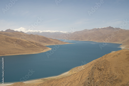 Tibetan mountain lake