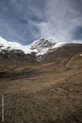 Tibetan lake mountains