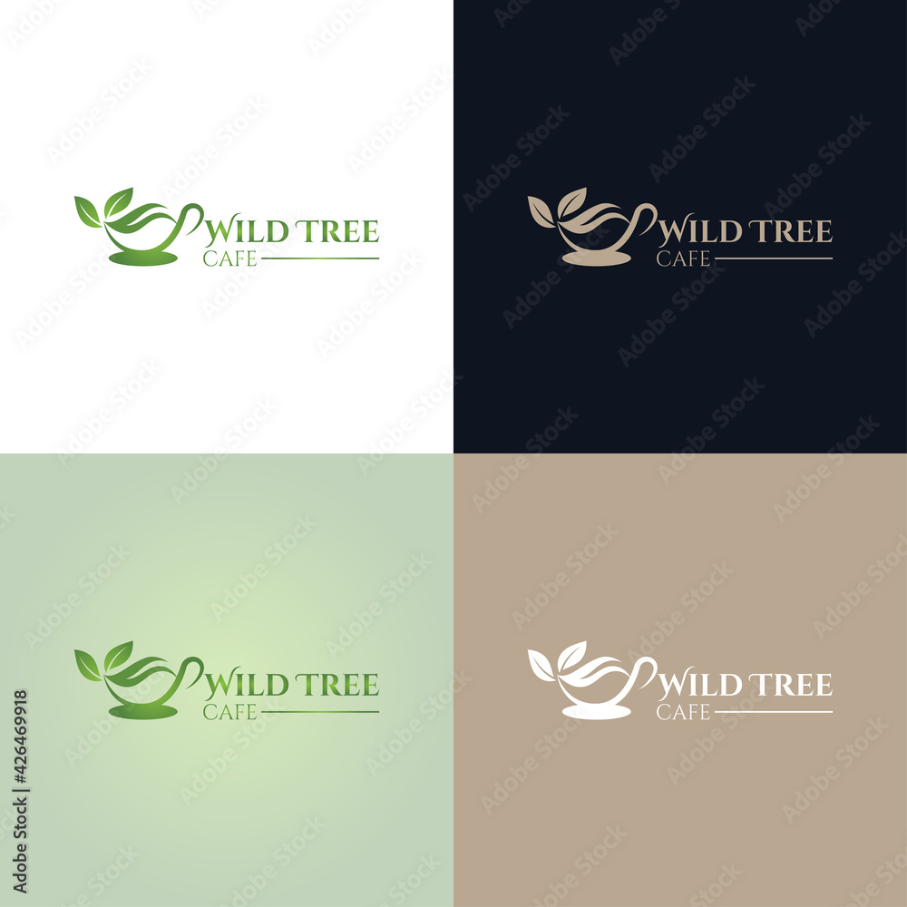 Coffee logo design tea logo café logo Coffee logo design tea logo café logo