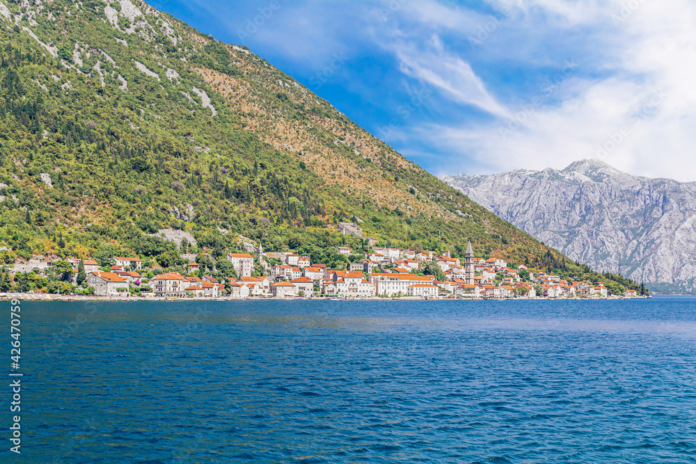 Perast old town, the Bay of Kotor, Montenegro