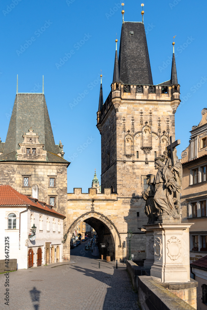 Lesser Quarter Bridge Tower in Prague