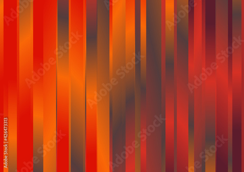 Red and Orange Gradient Parallel Vertical Lines Background Vector Graphic