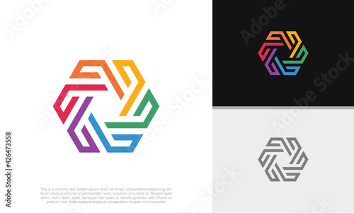 Global Community Logo Icon Elements Template. Community human Logo template vector. Community health care. Abstract Community logo. Human Resources Consulting Company.