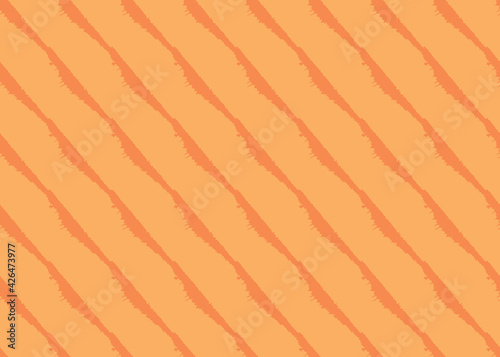 Vector texture background, seamless pattern. Hand drawn, orange colors. © Textures Backgrounds