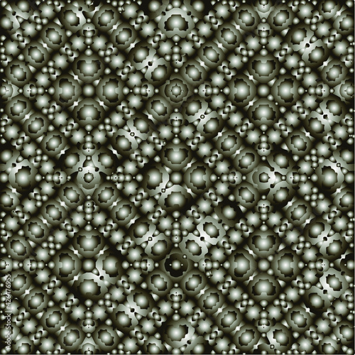 Pattern with a black-and-white gradient . Abstract metallic background