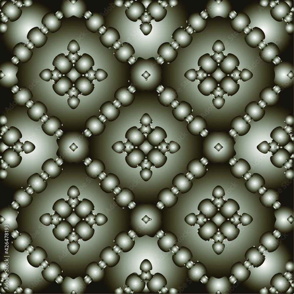 Pattern with a black-and-white gradient . Abstract metallic background Pattern with a black-and-white gradient . Abstract metallic background