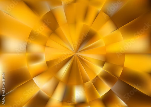 Abstract Orange Geometric Illusion Background