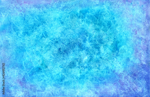 Blue watercolor background, abstract, textured