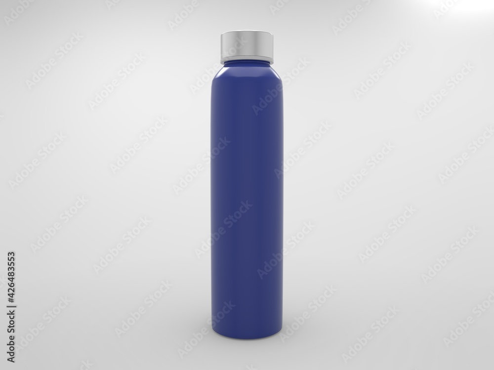 blue plastic bottle with liquid blue plastic bottle with liquid