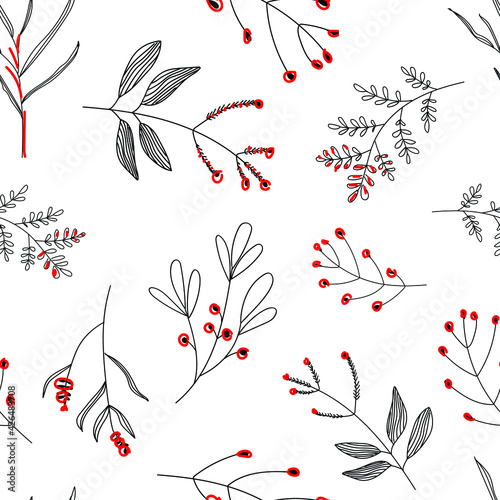seamless vector graphic pattern with small flowers on a white background. Sophisticated cute and simple pattern for fabric, greeting cards