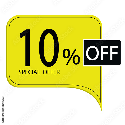 10% sale, discount, special offer