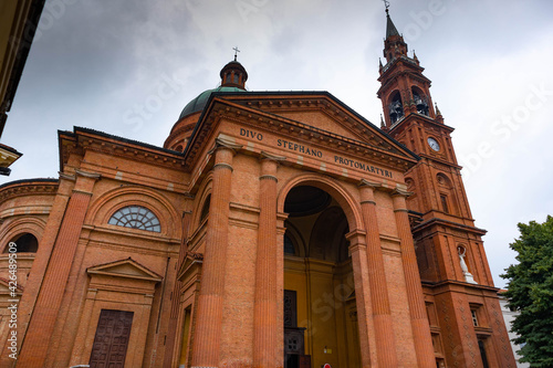 Saint Stefano Protomartire Cathedral. Casalmaggiore, Lombardia, Italia photo