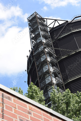 Gasometer in Oberhausen, Deutschland - Gasometer in Oberhausen, Germany photo