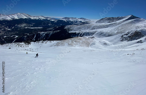 The Highest lift in North America the Emperial expess chair lift 12840 ft photo