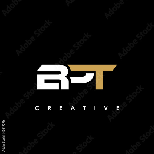 BPT Letter Initial Logo Design Template Vector Illustration photo