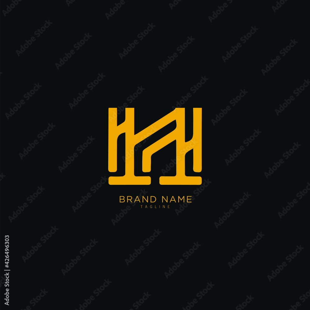 Alphabet H, HH logo design, favicon, monogram, icon, premium business typeface. Alphabet H, HH logo design, favicon, monogram, icon, premium business typeface.