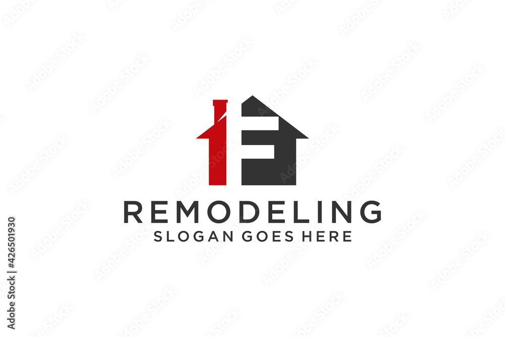 Letter F for Real Estate Remodeling Logo. Construction Architecture Building Logo Design Template Element. Letter F for Real Estate Remodeling Logo. Construction Architecture Building Logo Design Template Element.