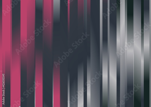 Parallel Vertical Stripes Pink and Grey Gradient Background Illustrator