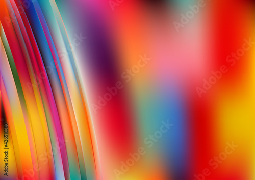 Abstract Red Yellow and Blue Background