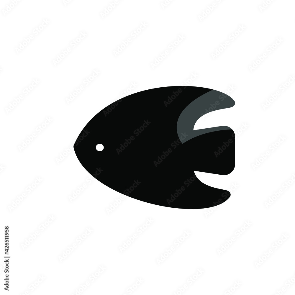 Illustration Vector graphic of fish icon Illustration Vector graphic of fish icon