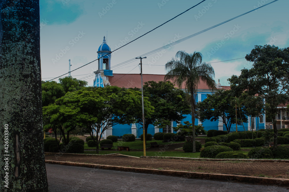 Catedral de Nossa Senhora da Luz, cidade de Luz Minas Gerais, Brasil