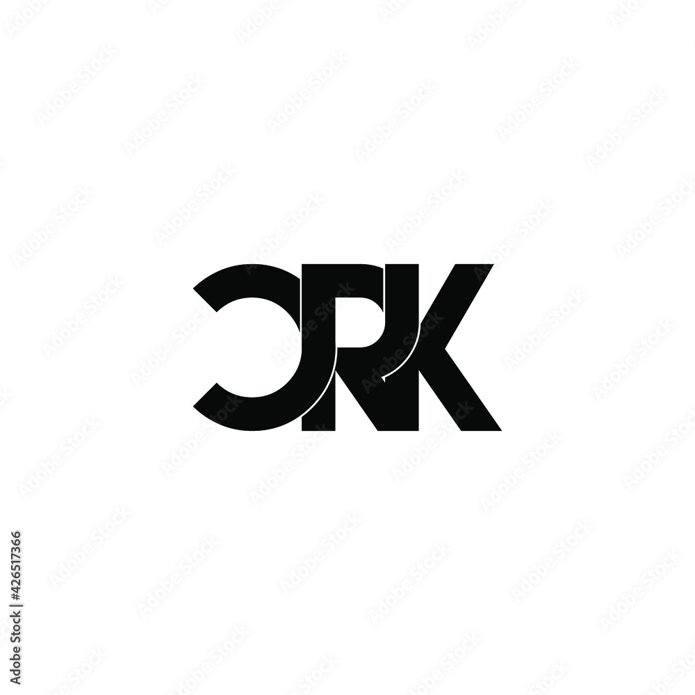 crk letter original monogram logo design crk letter original monogram logo design