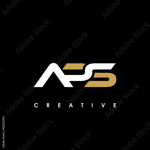 APS Letter Initial Logo Design Template Vector Illustration