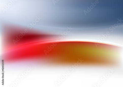 Glowing Red Yellow and Blue Wave Background