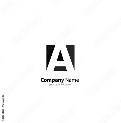 Free Download letter A elegant logo Concept, minimalist style - GFXLoad