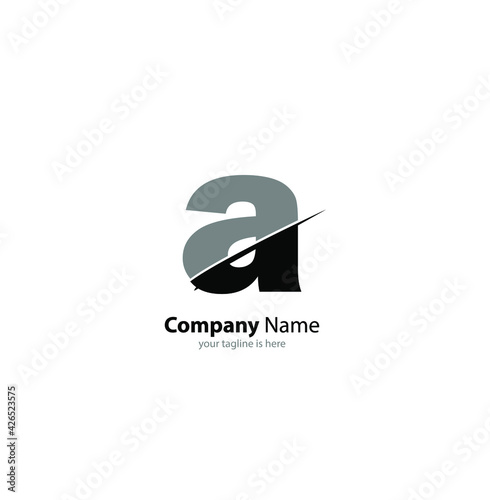 letter A elegant logo Concept, minimalist style