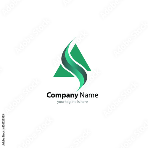 letter A elegant logo Concept, minimalist style