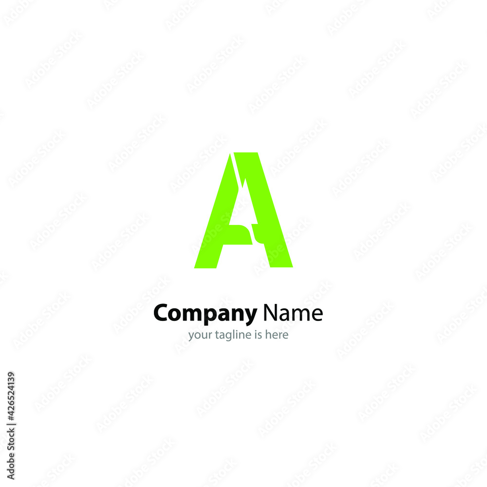 letter A elegant logo Concept, minimalist style letter A elegant logo Concept, minimalist style