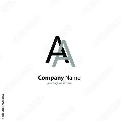 letter A elegant logo Concept, minimalist style