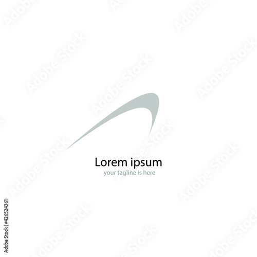 letter A elegant logo Concept, minimalist style