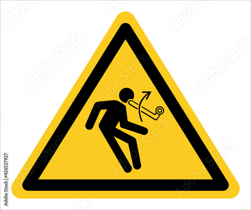 Wallpaper Mural Warning sign for objects hitting the face. Torontodigital.ca