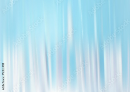 Blue and White Abstract Shiny Vertical Lines and Stripes Background Illustration