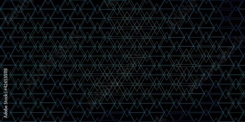 Dark BLUE vector layout with lines, triangles.