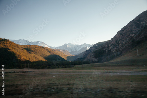 Wallpaper Mural Valleyin sunset in Altai Mountains, Siberia, Russia. Torontodigital.ca